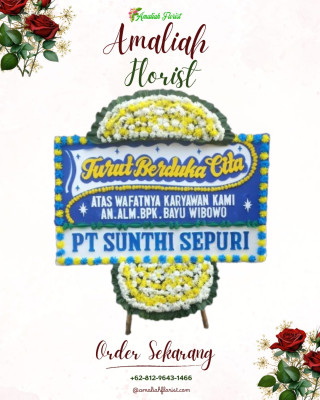 Papan Bunga Duka di Semparu